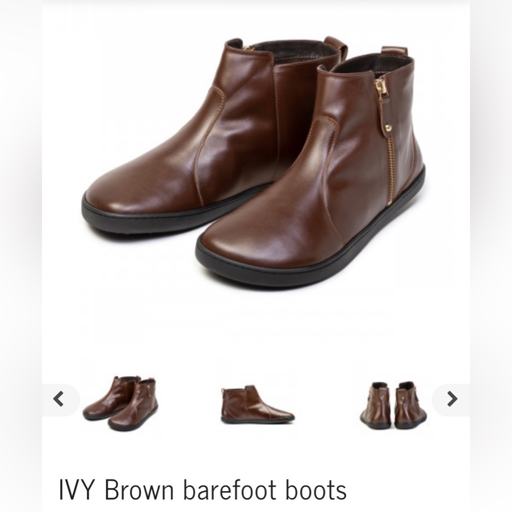 Shapen Ivy brown boots BNWT